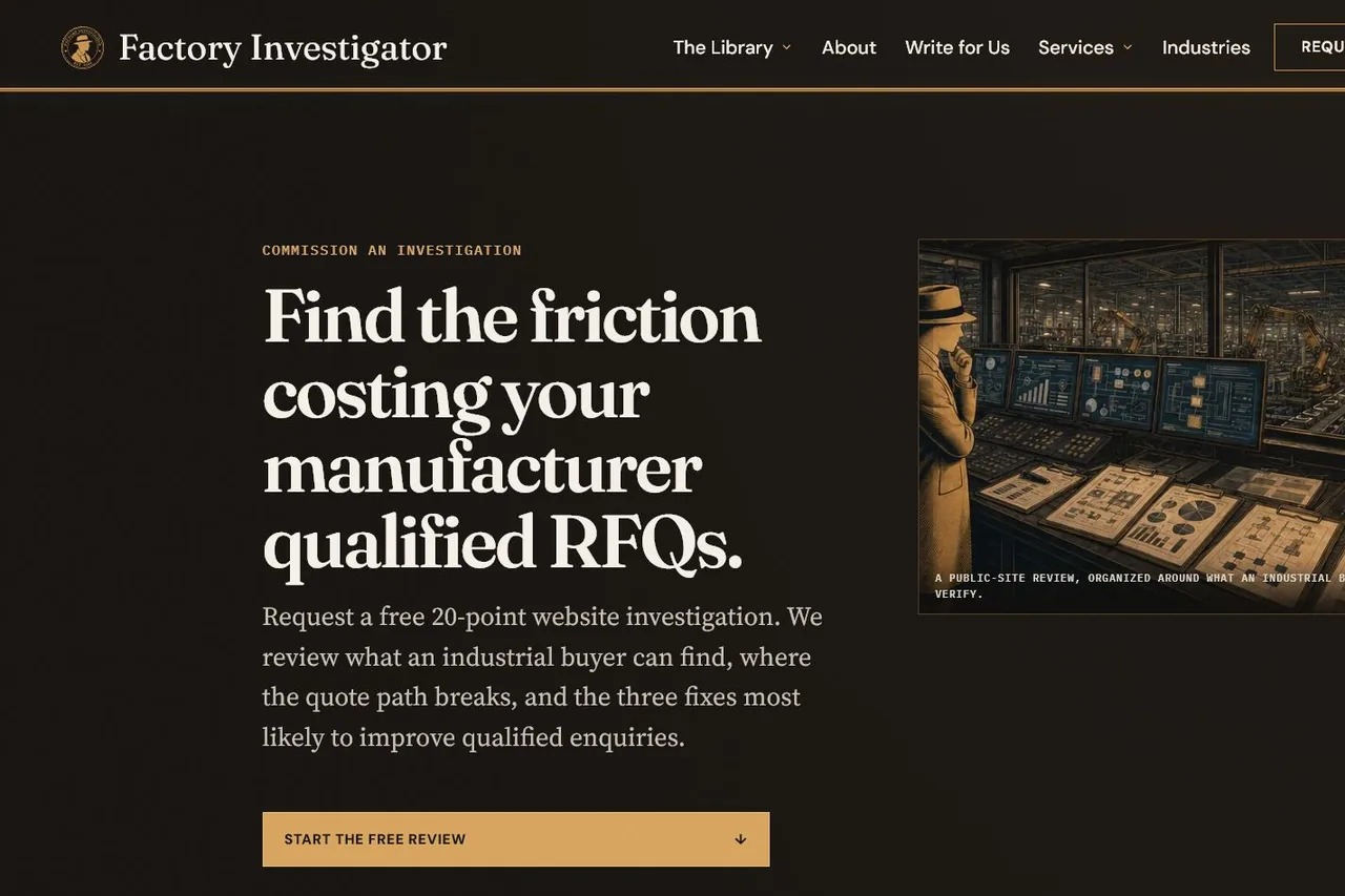 Manufacturer Website Investigation journey, publicly captured on 29 July 2026.